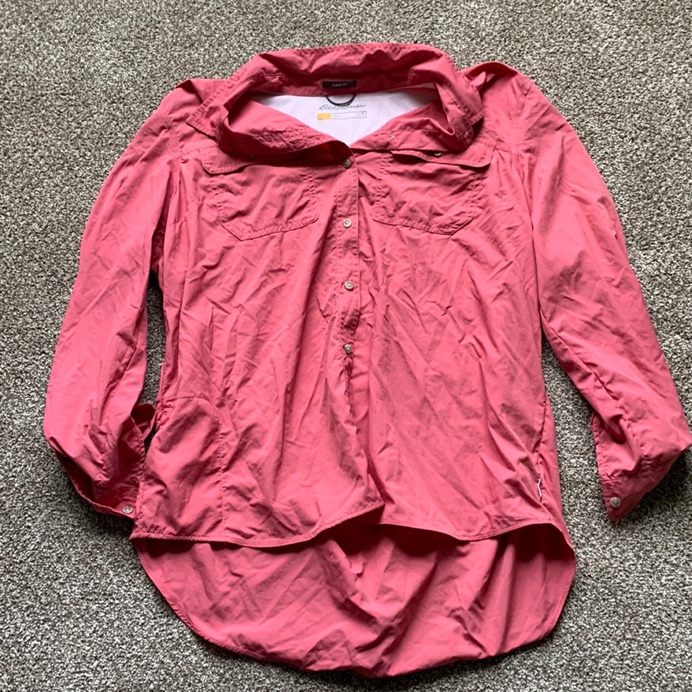 Pink Eddie Bauer button down